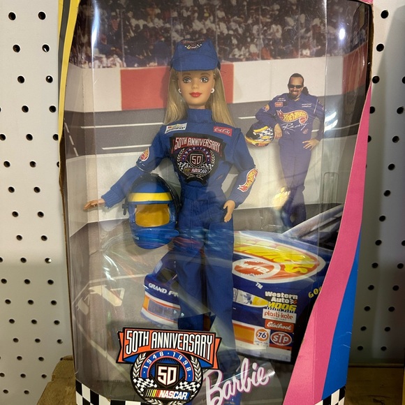 Rare 1998 Barbie NASCAR 50th Anniversary Collector Edition NIB Mattel Vintage